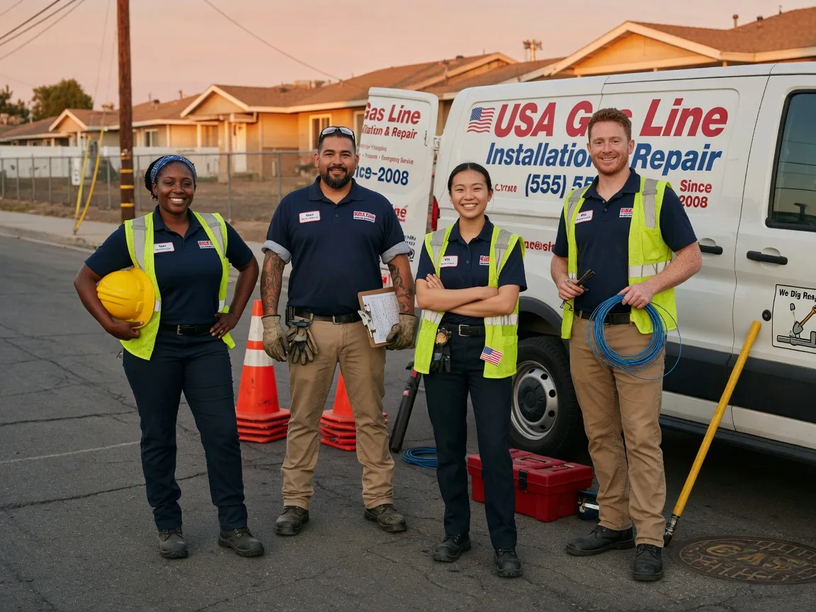 Gas Line Installation company in Meyersville, TX